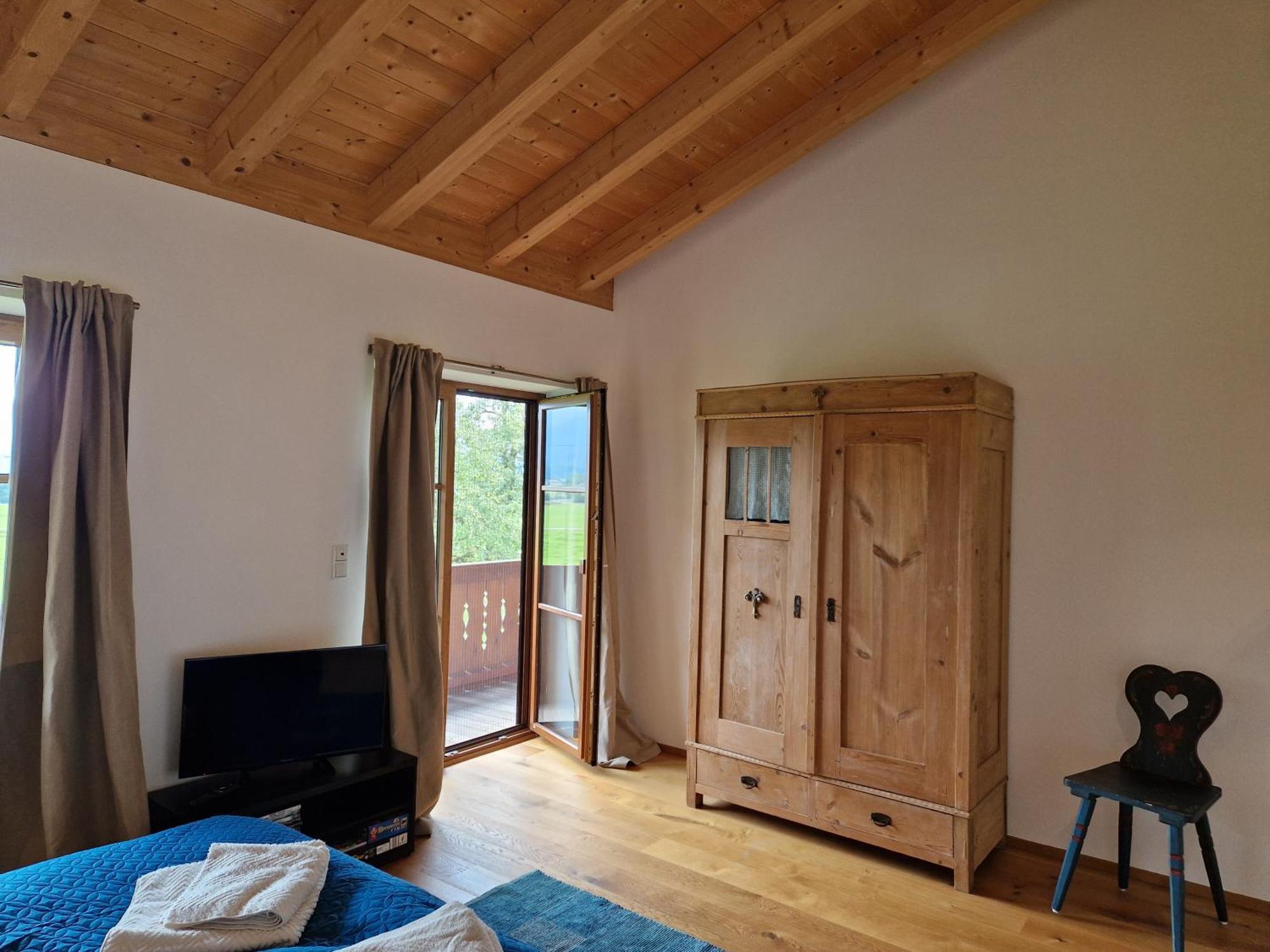 Apartmán Bergeblick Bichl An Der Ludlmuehle Exteriér fotografie